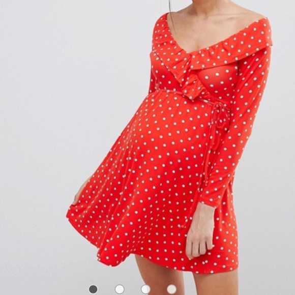 ASOS Maternity Dresses & Skirts - ASOS Maternity sweetheart neck mini dress